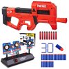 Nerf Fortnite Compact SMG červený F4106 + terč 3 cíle + 30 šipek
