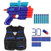 Sada Nerf Elite 2.0 Prospect QS-4 Wild Edition F5404 + vesta + 30 šipek
