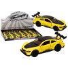Hračka Auto Sportovní auto 1:32 Třecí pohon Kovová žlutá