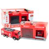 Garáž Základna Hasičská stanice Truck 1:32 Vysílačka Světla Zvuky