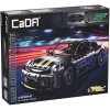 CaDA stavební kostky Auto 35 cm městské auto RUF GT černé Vozidlo 1655 dílků