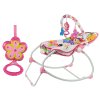 Houpací křeslo 2v1 Pink Flower Sounds Vibration