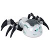 Velký dálkově ovládaný RC Spider, na baterie, bílý a šedý