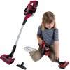 Červený vysavač tyčový Bosch "Unlimited" pro děti