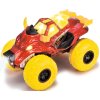 Vozidlo Flaming Fire Monster se skutečným parním červeným terénním autem Angry Bull