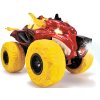 Vozidlo Flaming Fire Monster se skutečným parním červeným terénním autem Angry Bull