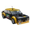 CaDA Building Blocks Závodní auto na dálkové ovládání 20 cm černé Fiat Abarth 131 Vozidlo 216 dílků RC Dual Mode