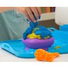 Plastová sada Kinetic Sand Kufřík Squish Motion 3 písky + příslušenství