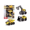 Sada stavebních vozidel Volvo sklápěcí rypadlo nakladač