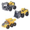 Sada stavebních vozidel Volvo sklápěcí rypadlo nakladač