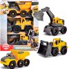 Sada stavebních vozidel Volvo sklápěcí rypadlo nakladač