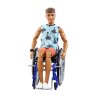 Barbie Lalka Ken na invalidním vozíku HJT59