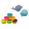 Dinosaur Playdough Set 6 barev Dolphin Forms Scallop