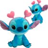 Disney Lilo a Stitch - Plyšák Stitch s čelenkou se srdíčky (25 cm)
