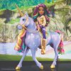 Unicorn Academy - Set panenka Sophia & Wildstar, dívka a jednorožec se světlem + příslušenství
