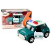 Klasické policejní auto – 1:38, setrvačník, světla, zvuky, zelené