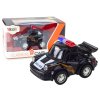 Klasické policejní auto – 1:38, setrvačník, světla, zvuky, černé