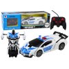 RC policejní auto 2v1 Auto-robot, zvuky, světla