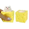 Squishy Cheese Mouse Squishy Sensory Mouse Pop It