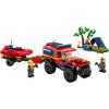 LEGO City Terénní Hasičské Auto s Záchranným Člunem 60412
