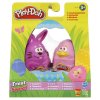 Play-Doh Plastelína Velikonoční razítka růžová a fialová + modrá a žlutá  –