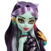 Monster High – Jinafire Long, velká panenka drak + mazlíček Cloudy (Yun Yun), 27 cm + doplňky