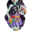 Monster High – Jinafire Long, velká panenka drak + mazlíček Cloudy (Yun Yun), 27 cm + doplňky
