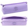 Školní penál Organizér Jedna přihrádka Fialový 21.5cm