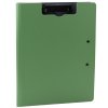 Deska s krytem dvěma klipy A4 plastová zelená