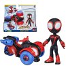 Marvel Spidey a Jeho Úžasní Kamarádi Figurka Miles Morales s Vozidlem Techno Racer F1941
