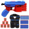 Nerf Alpha Strike Fang QS-4 E6973 modrý + vesta + cíle + 20 šipek