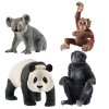 Schleich Sada Koala Australský + Trpasličí šimpanz + Mladý orangutan + Panda velká