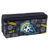 Pouzdro Na Tužky Školní Organizér S Fotbalem Dvě Kapsy Černé