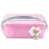 Pouzdro Na Tužky Kosmetická Taštička Mašle Třpytivé Částečky Růžová