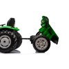 HC-306 Traktor Na Baterie S Přívěsem Světle Zelený 24V