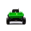 HC-306 Traktor Na Baterie S Přívěsem Světle Zelený 24V