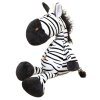 Plyšový Maskot Mazlík Zebra Černobílá 25cm