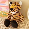 Plyšový Maskot Mazlík Tygr Oranžový Pruhovaný 23cm