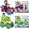 Marvel Spidey a Jeho Úžasní Kamarádi Sada Figurka Miles Morales s Vozidlem Techno Racer F1941 + Figurka Hulk s Vozidlem Smash Truck F3984