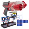 Nerf N-Strike Elite Disruptor Červený F2694 + Elektronický Terč 3 cíle + 30 šipek