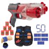 Nerf N-Strike Elite Disruptor Červený F2694 + Vesta + 50 šipek + cíle + páska