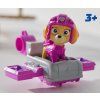 Tlapková patrola Skye figurka s hoverboardem 6 cm
