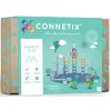 CONNETIX Pastel Ball Run Pack Kreativní magnetické kostky 106 dílů s kuličkovou dráhou