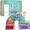CONNETIX Pastel Ball Run Pack Kreativní magnetické kostky 106 dílů s kuličkovou dráhou