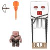 Minecraft Film Sada Útočící Ghast s projektily a Piglin bojovník