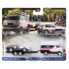 Hot Wheels Premium Team Transport DMC Delorean & HW Rally Hauler JBM35