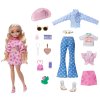 Barbie Dream Besties Festival Looks Sada Malibu Módní Panenka Kovbojka + Příslušenství