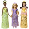 Sada panenek Disney Princezny 7 hrdinek v třpytivých šatech Ariel, Locika, Aurora, Popelka, Bella, Jasmína, Tiana