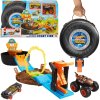 Hot Wheels City Autodráha kaskadérská aréna Pneumatika + 2 vozidla