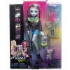 Monster High Sada s panenkou Frankie Stein, pejskem a doplňky